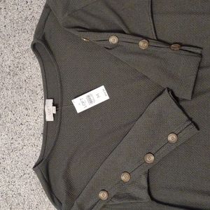 Olive top from Loft Outlet